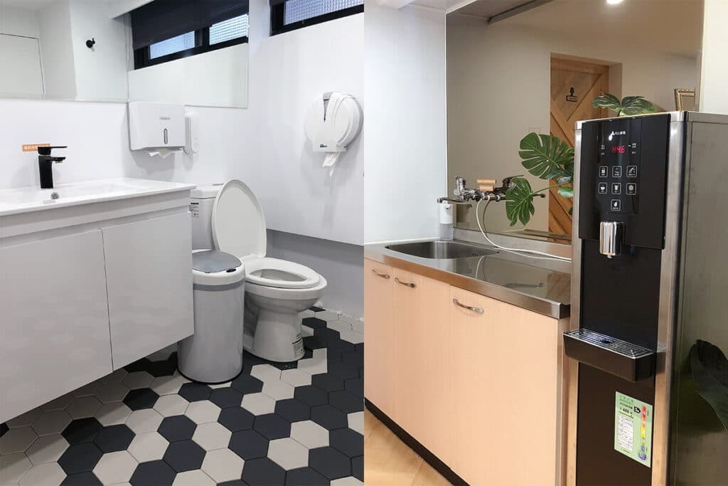 台北場地租借-WShare微享空間-廁所與飲水空間